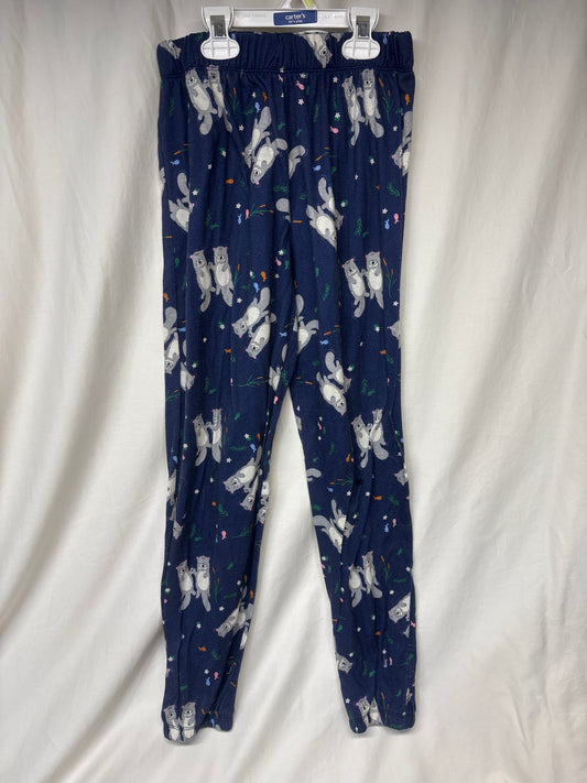 Cat & Jack navy otter PJ pants - sz 14/16 - size Youth - 14 (XL)