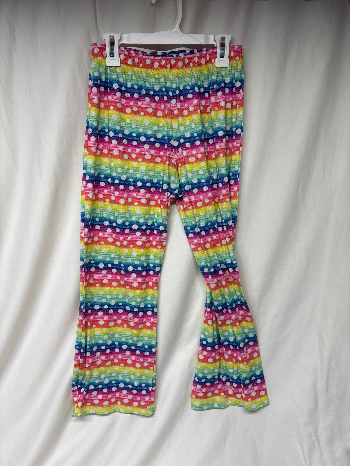 Xhilaration rainbow polka dot PJ pants - size Youth - 10 (L)