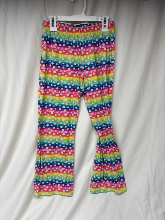 Xhilaration rainbow polka dot PJ pants - size Youth - 10 (L)