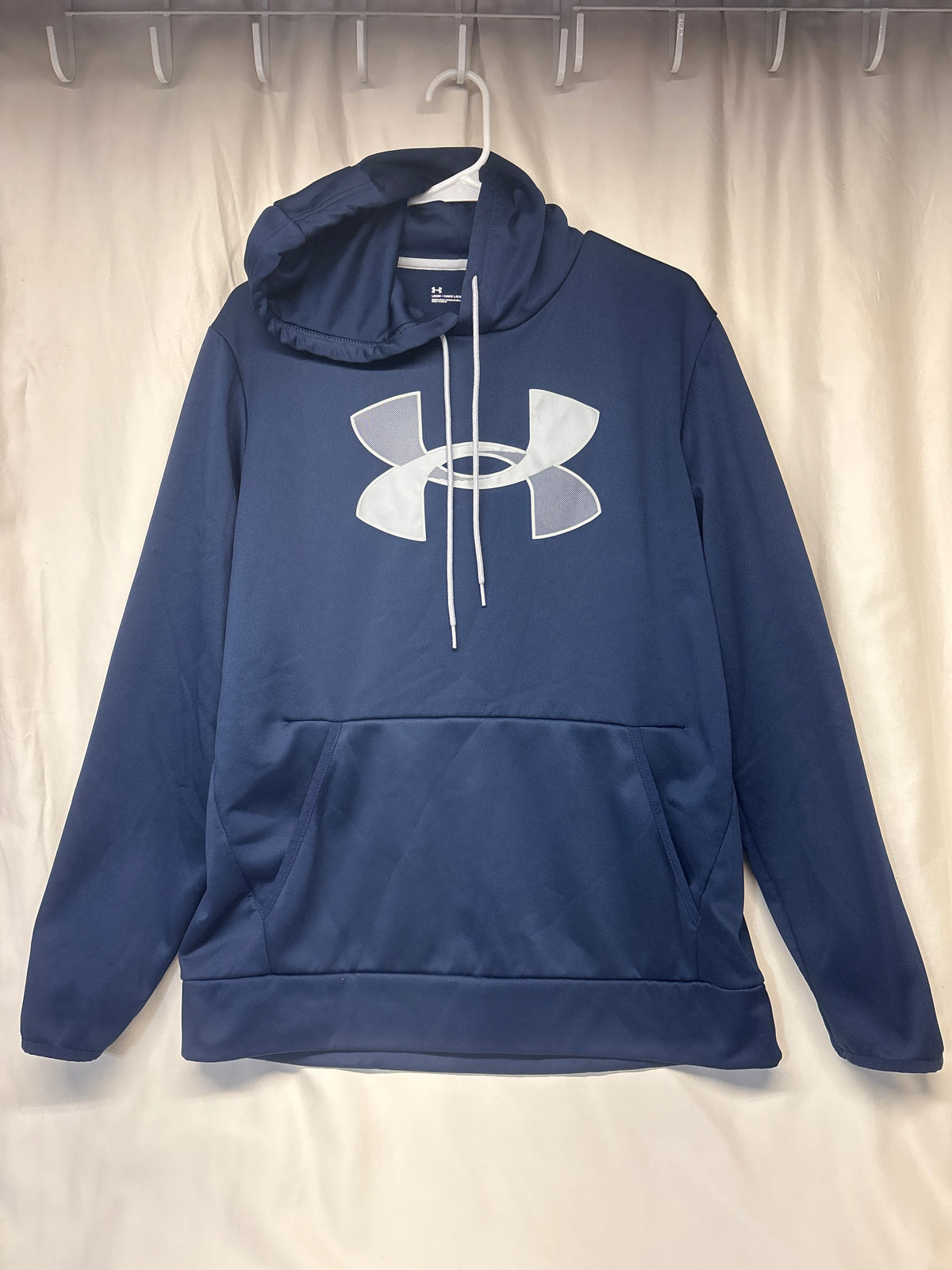 Under Armour Loose navy hooded sweatshirt grey