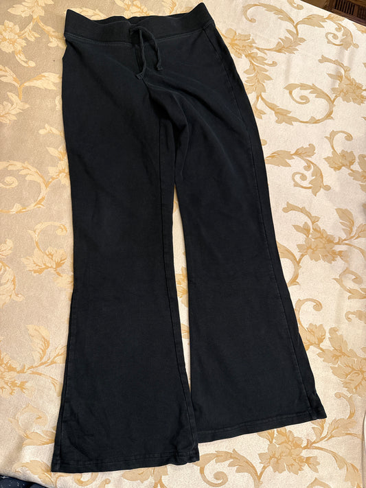 Black sweat pants Wide leg VGUC - size Youth - 10 (L)