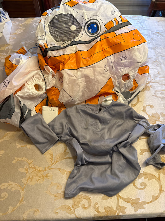 Blow up BB-8 costume GUC all pieces - size Youth - 8 (M)