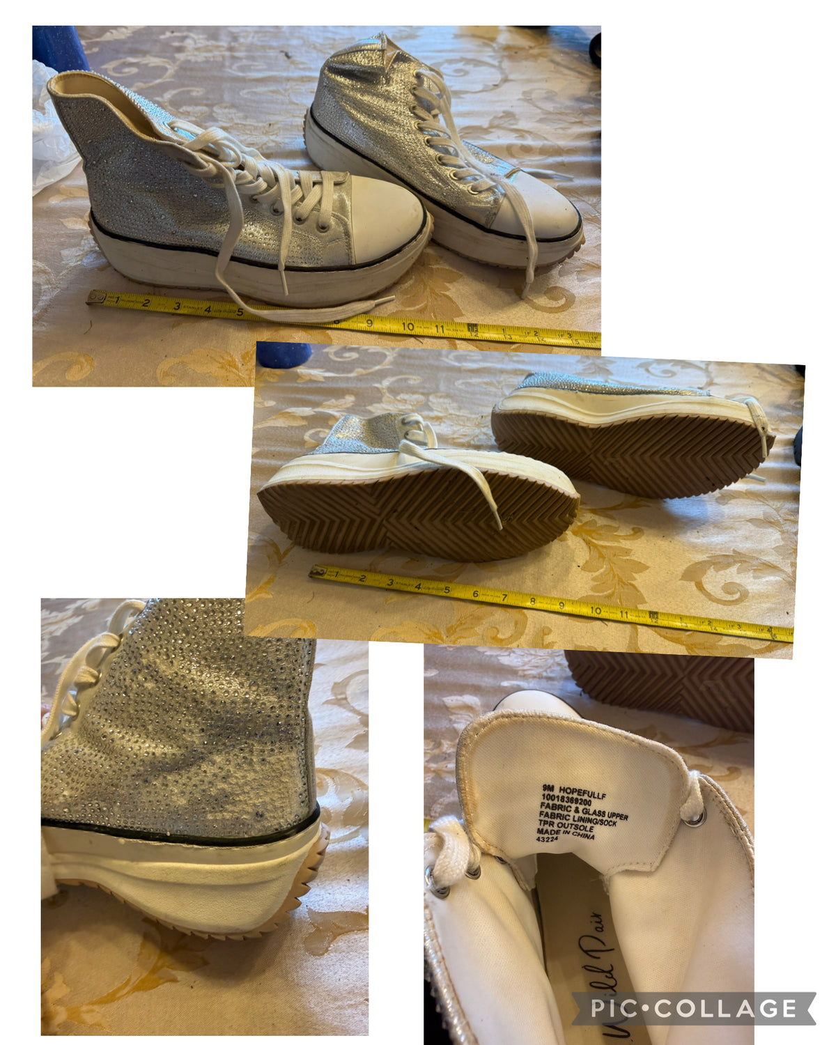 Bling High tops GUC missing some bling - size Shoes - Adult 9