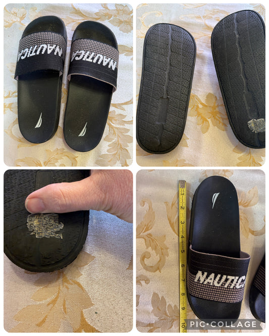 Nautica slides VGUC - size Shoes - Adult 5