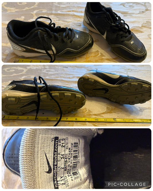 Nike softball cleats VGUC black - size Shoes - Kids 2 1/2