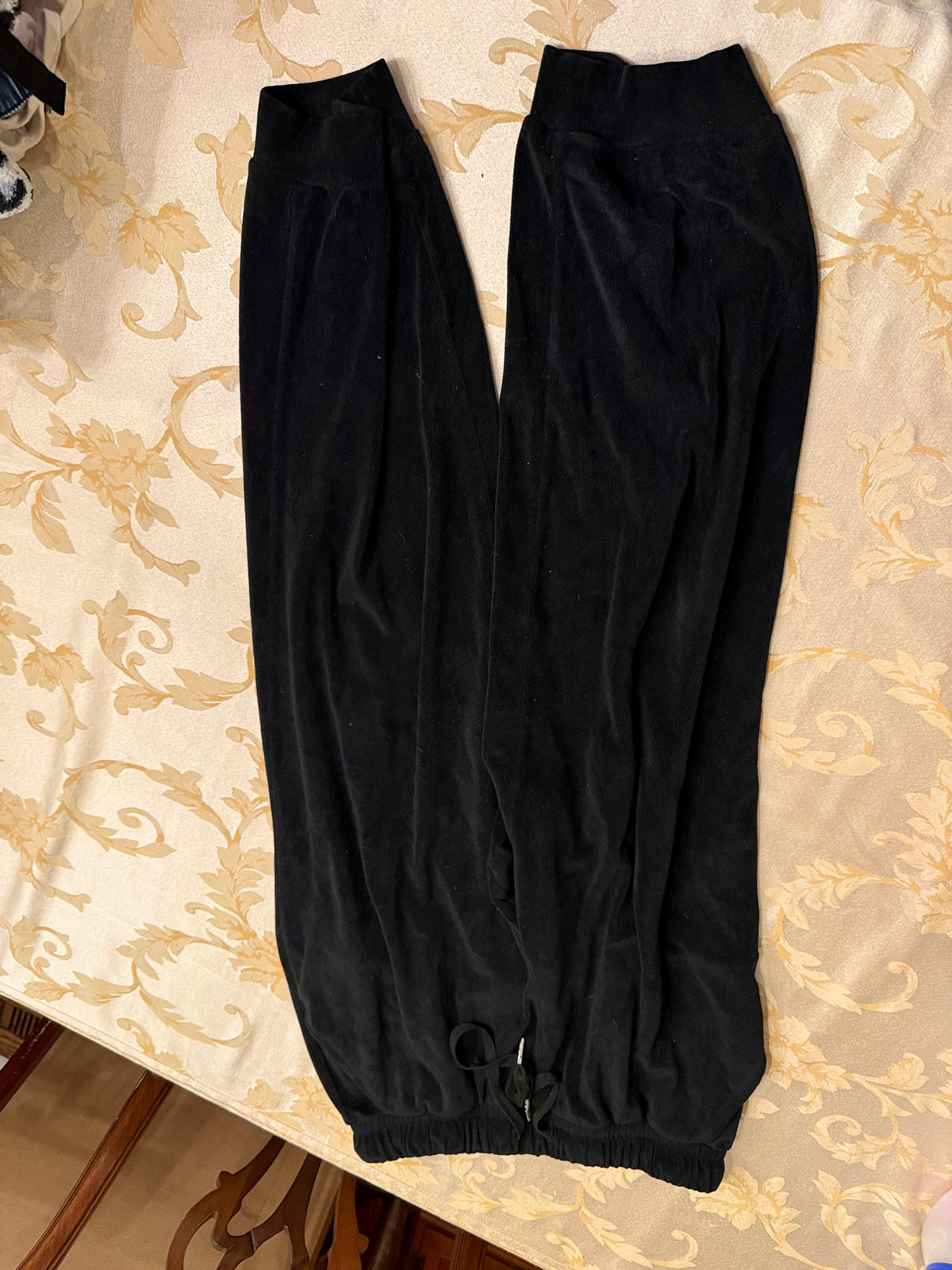 Velour wide leg Pants cozy VGUC - size Junior - L (11/13)