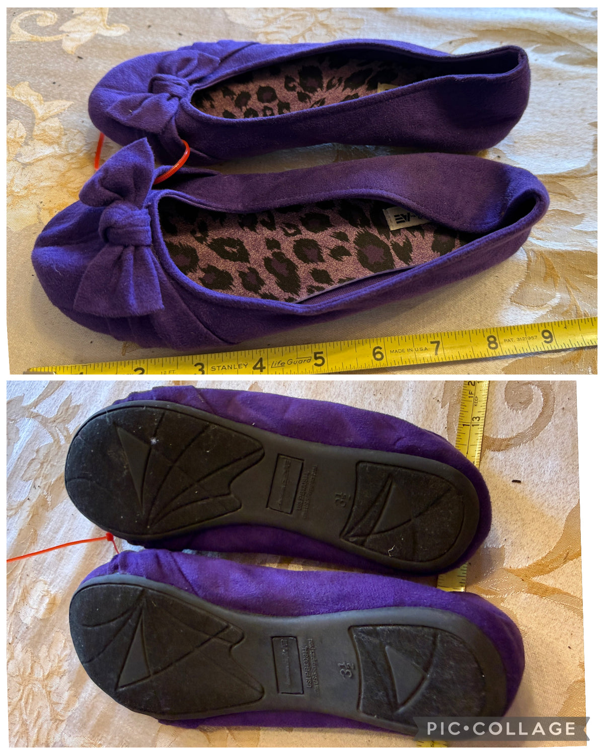 Purple flats GUC - size Shoes - Kids 3 1/2