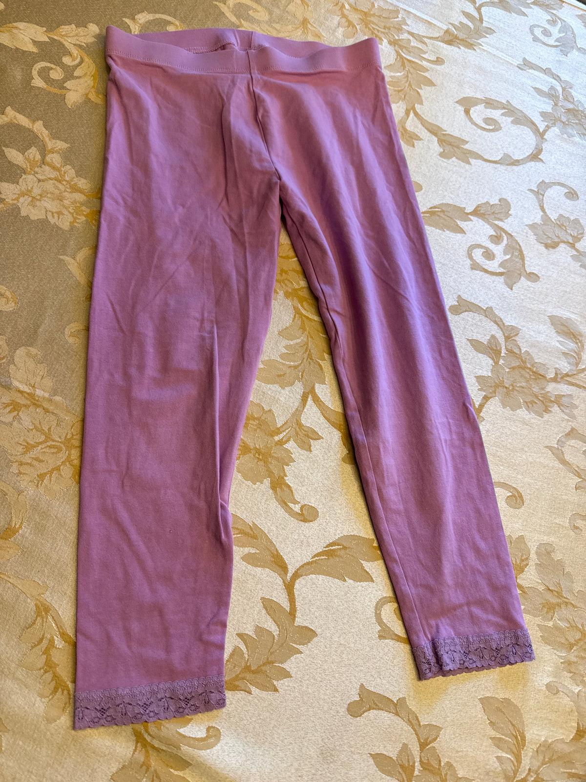 Lavender capri leggings VG - size Youth - 14 (XL)