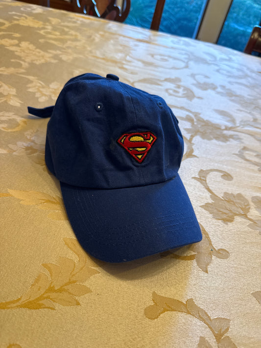 Superman baseball hat VGUC - size Youth