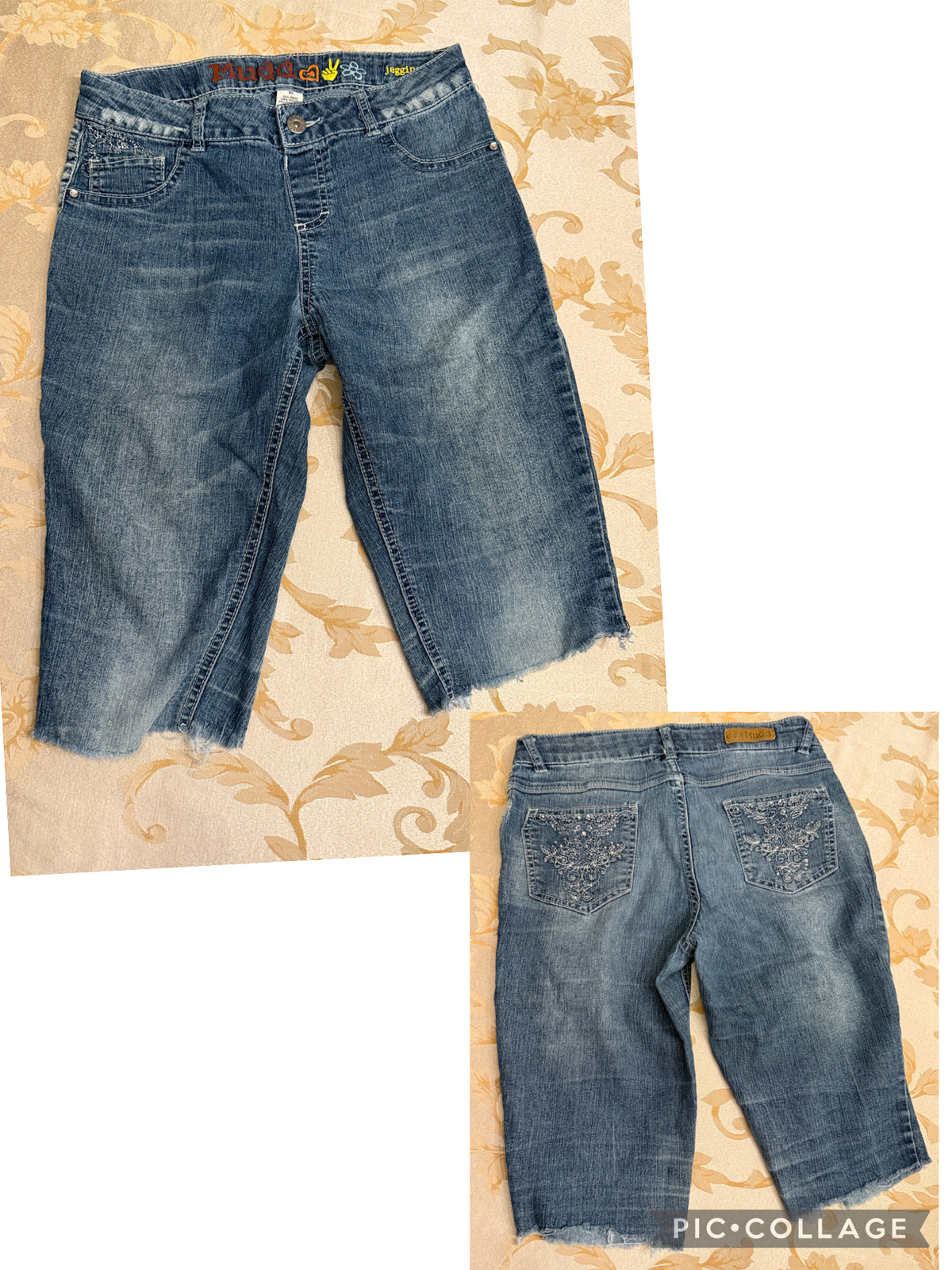 Mudd cutoffs bermuda Length GUC - size Youth - 16 (XL)