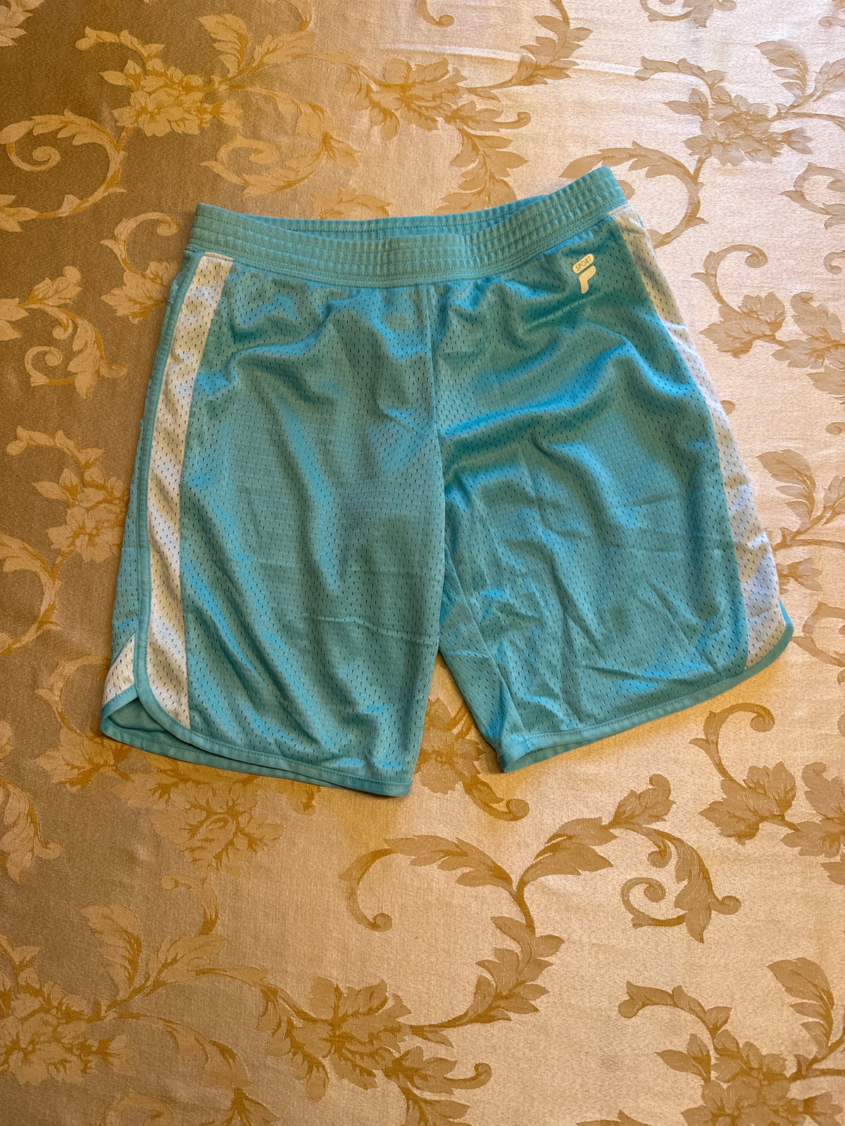 Fila teal athletic Shorts GUC - size Youth - 14 (XL)
