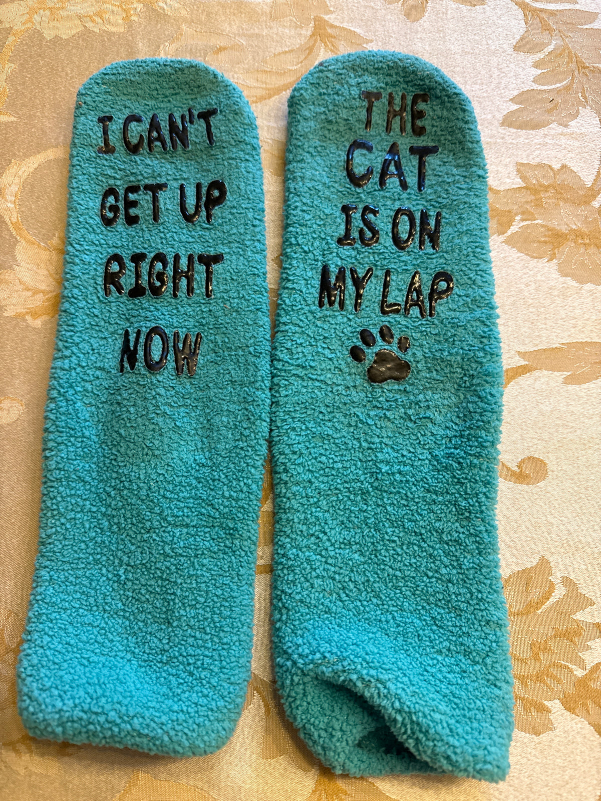 Cat fuzzy socks EUC