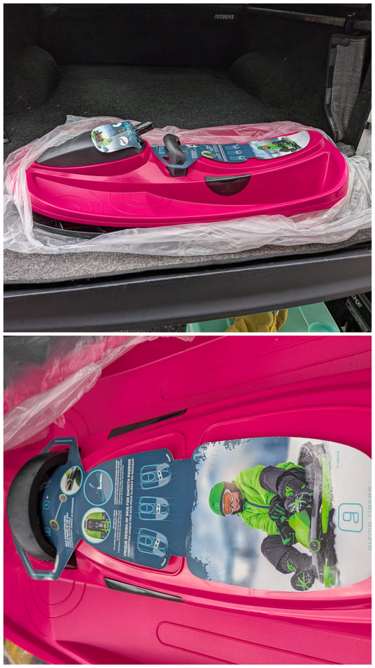 Snow Fox Steerable Sled Brand New!