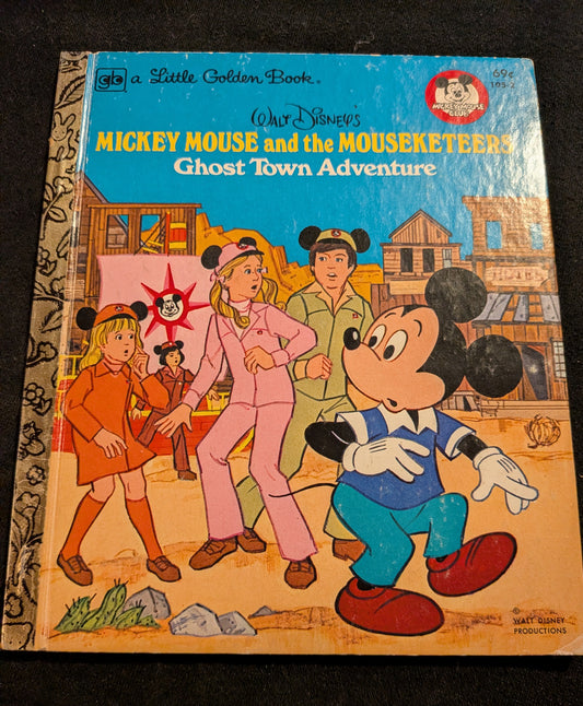 Mickey mouse Ghost Town Adventure- golden book