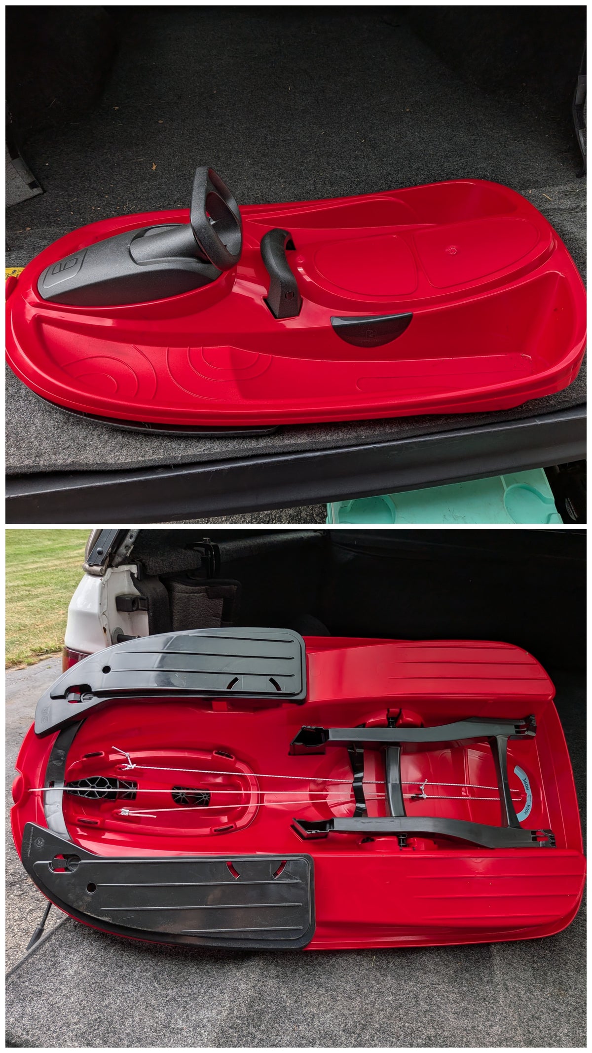 Snow Fox Steerable Sled Brand New!