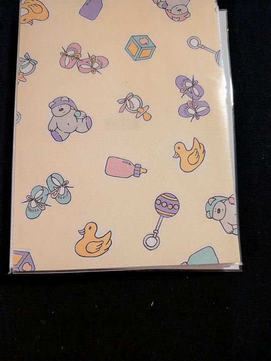 Baby themed photo album Never used-3.5x5 pics