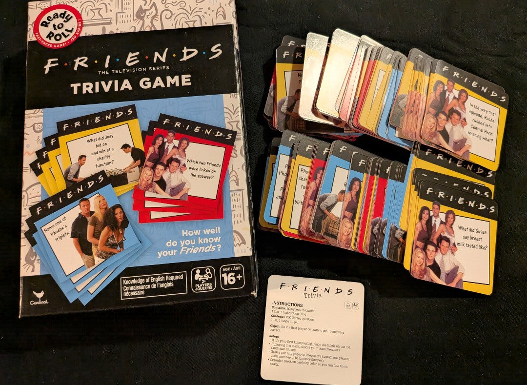 Friend's Trivia Game All pieces included