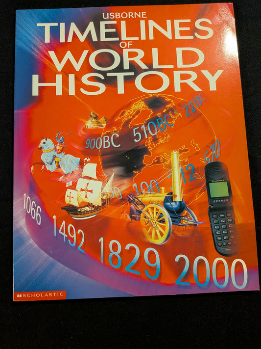 Usborne the timeline of World history- hardcover