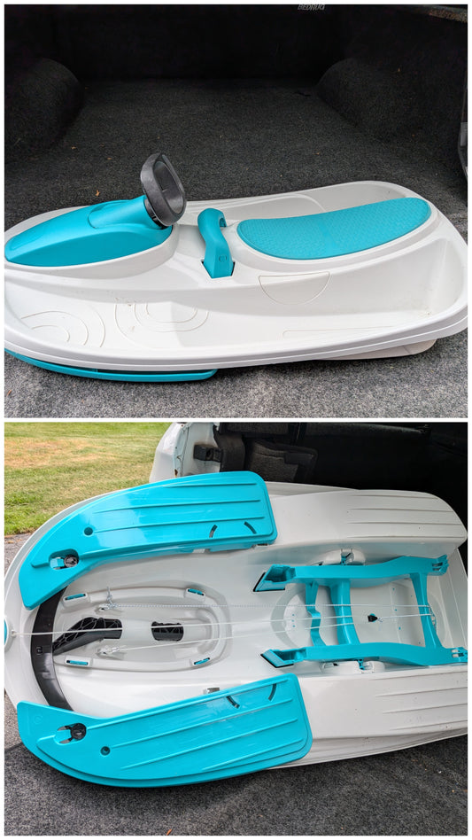 Snow Fox Steerable Sled BRAND NEW!