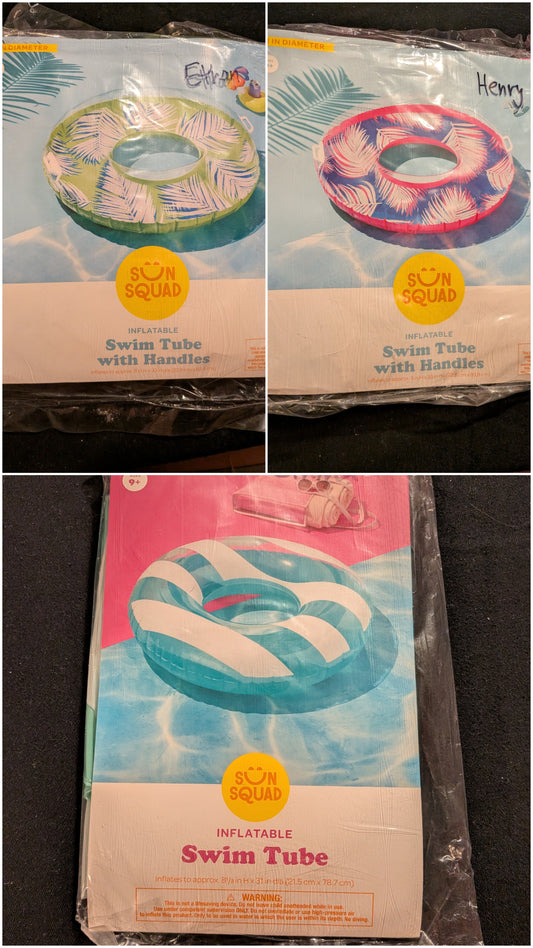 UNOPENED 3 Swim Tubes