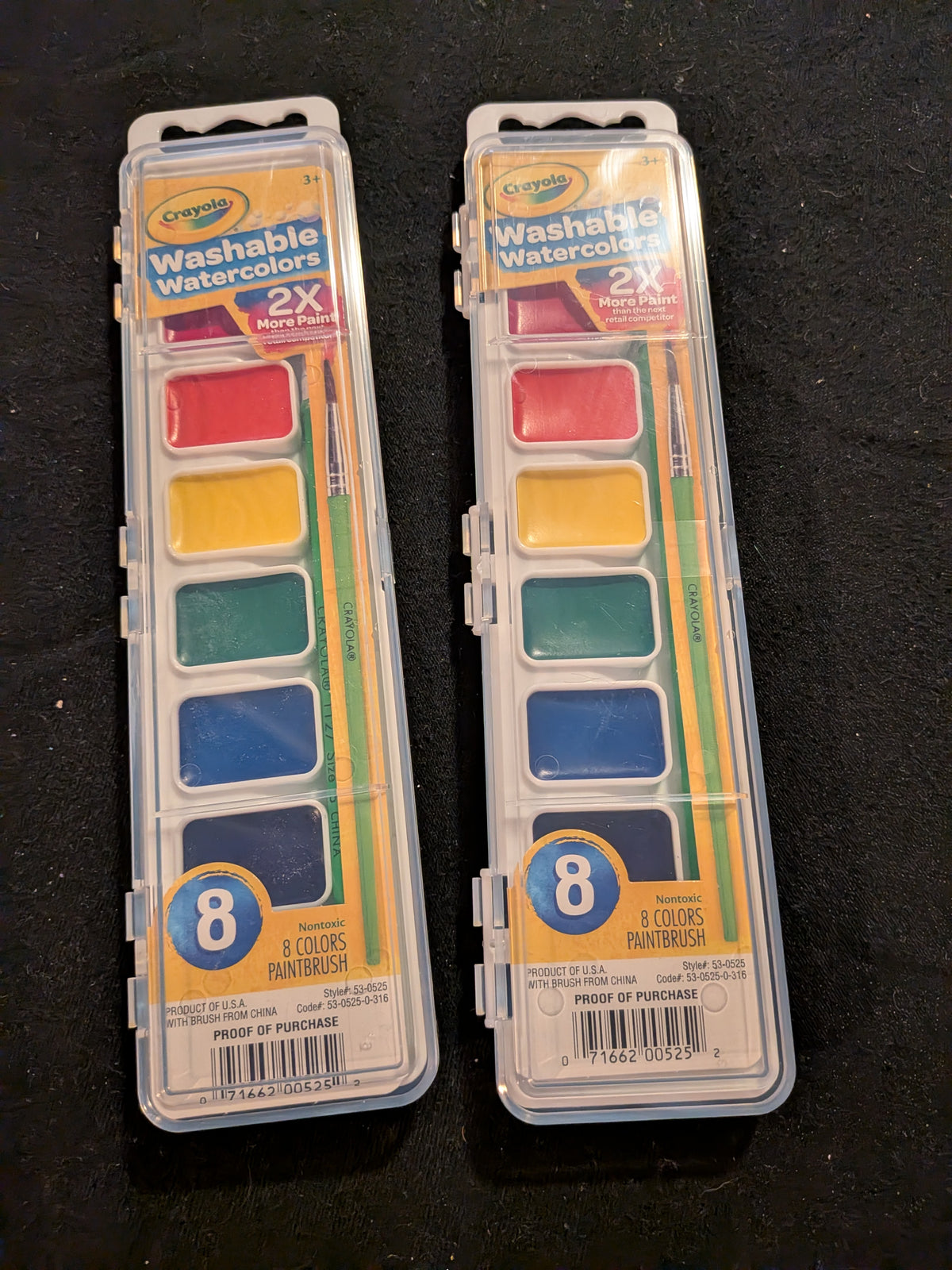 Two washable paint sets Unopened
