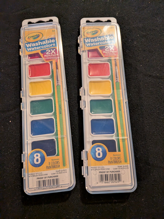 Two washable paint sets Unopened