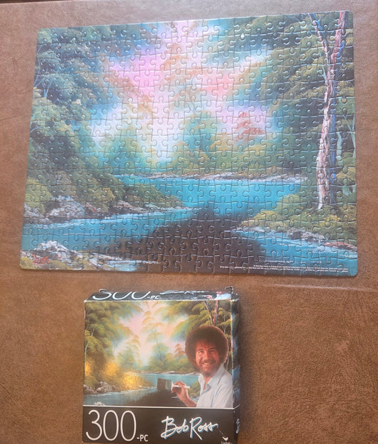 Bob Ross 300 pc Puzzle VGUC