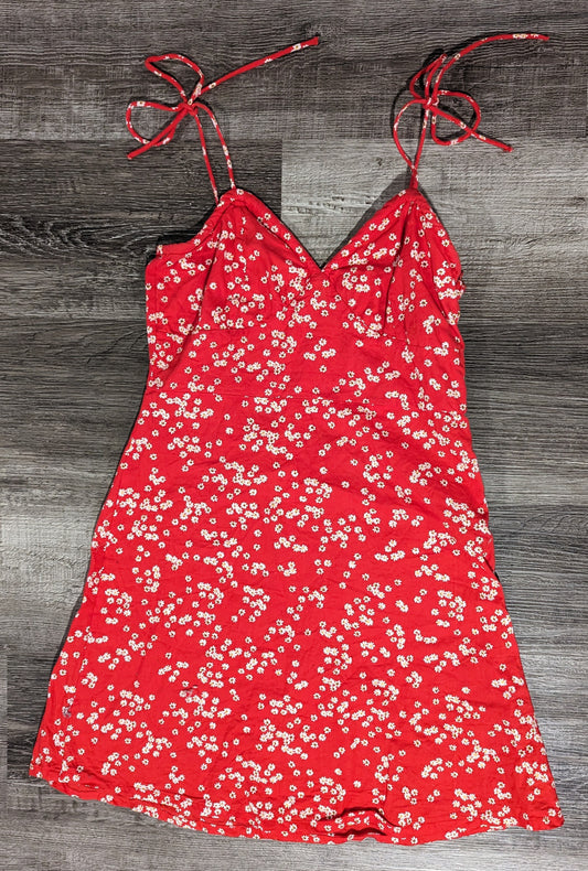 Red Sunflower Dress VGUC - size Junior - XS (0/1)