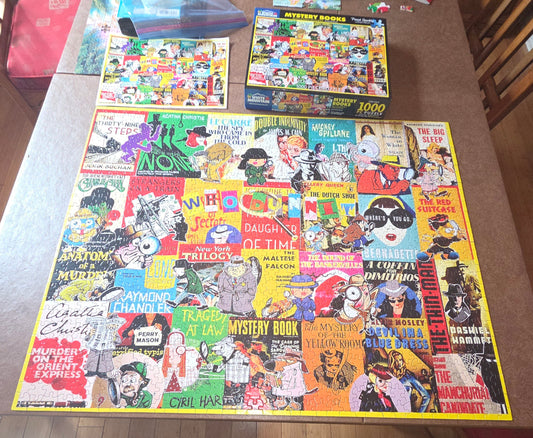 Mystery Books 1000 pc White Mountain puzzle
