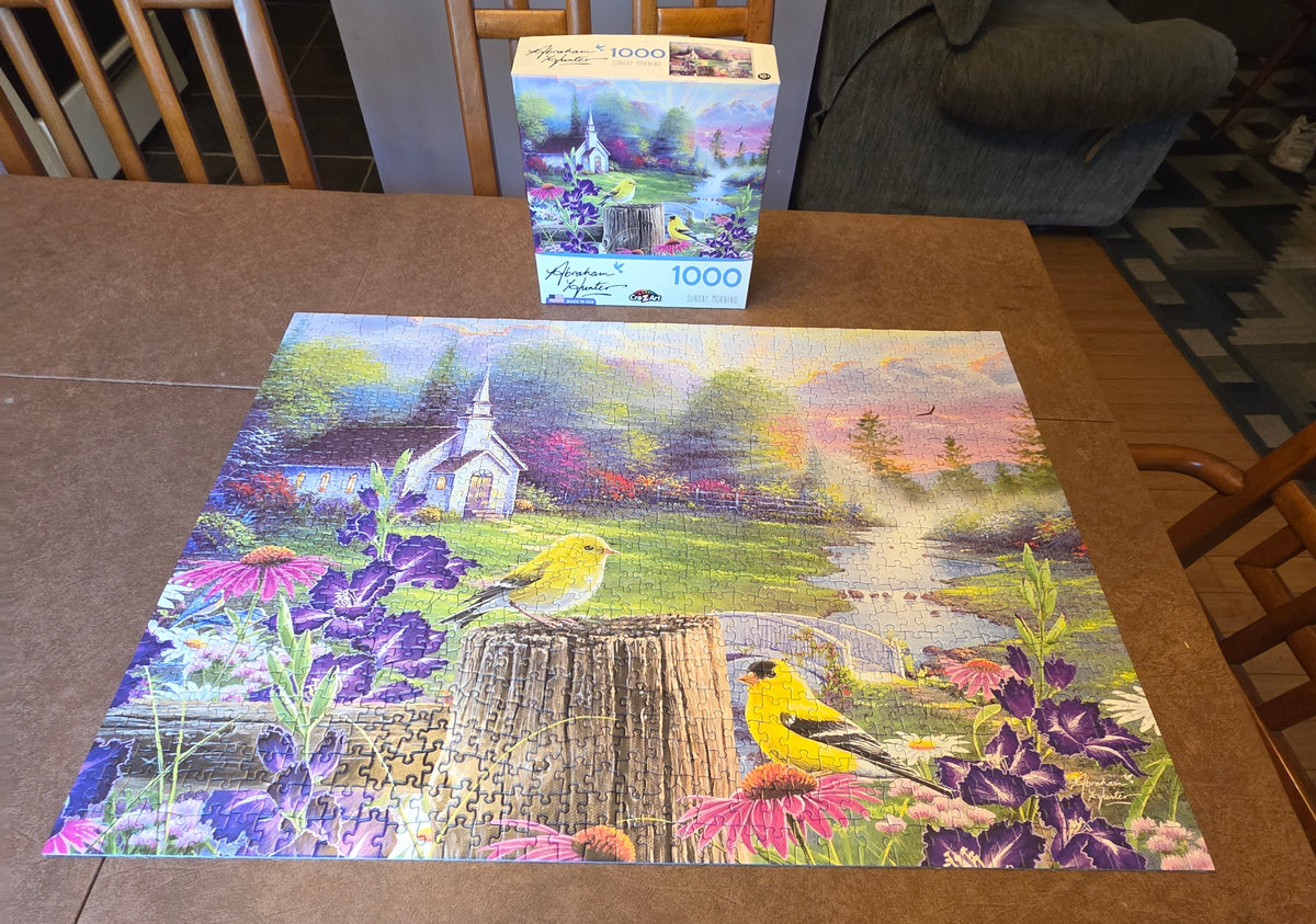 Sunday Morning 1000 pc Abraham Hunter Crazy Art