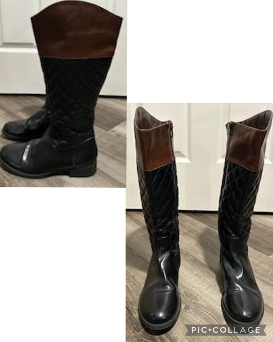 Black with Brown boots Kohls VGUC - size Shoes - Adult 10