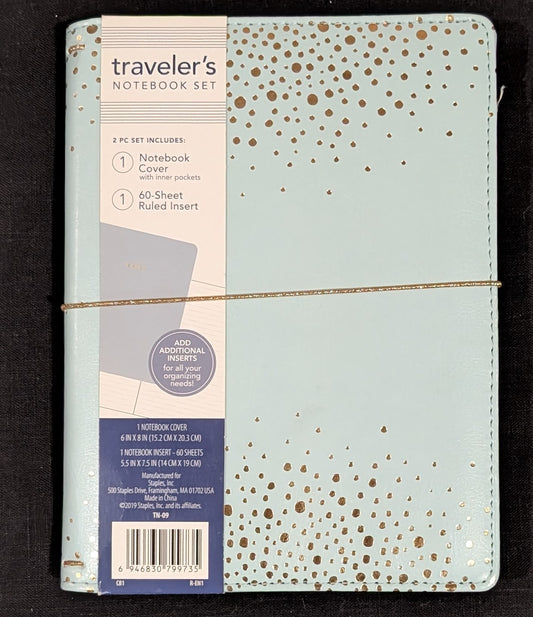 Blank notebook Lined pages Blue cover