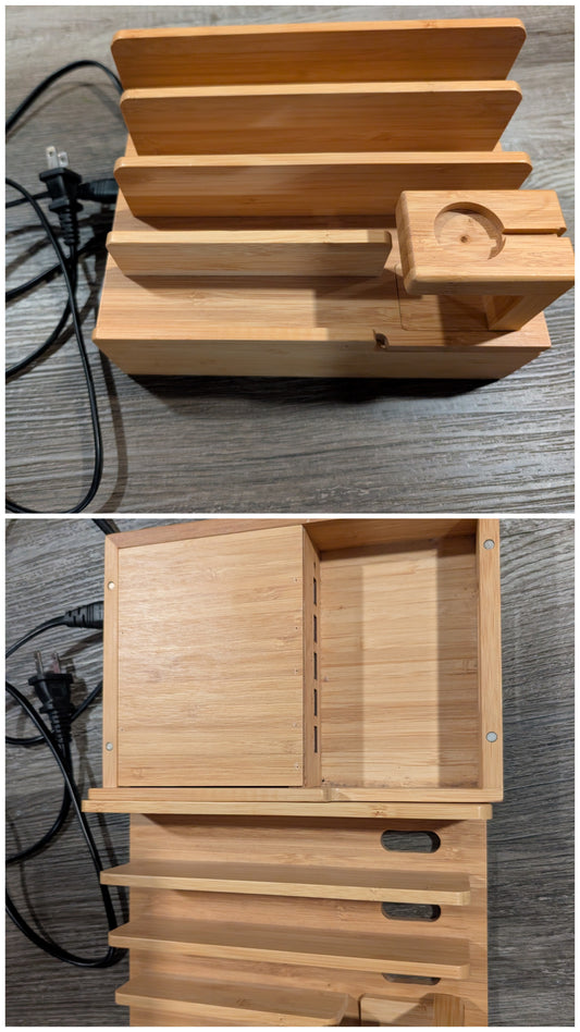 Bamboo Multi-Device Charging Station
