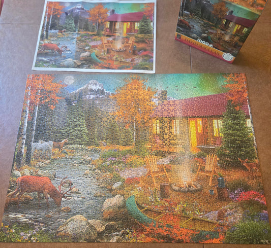Fall Cabin 1000 pc David Maclean puzzle