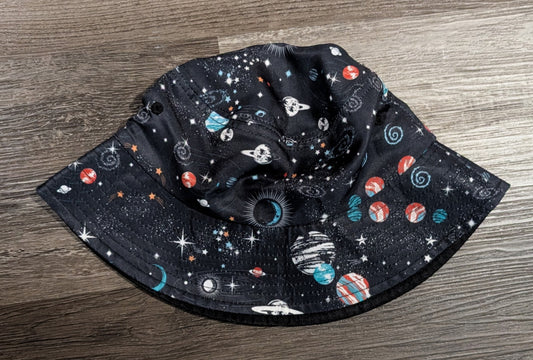 Space Theme Bucket Hat for Teens