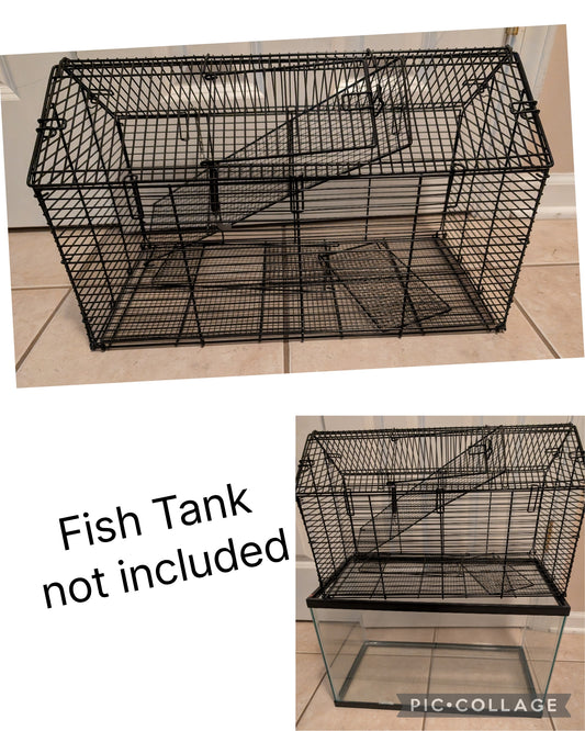 Wire Cage Topper for 10 Gallon Fish Tank