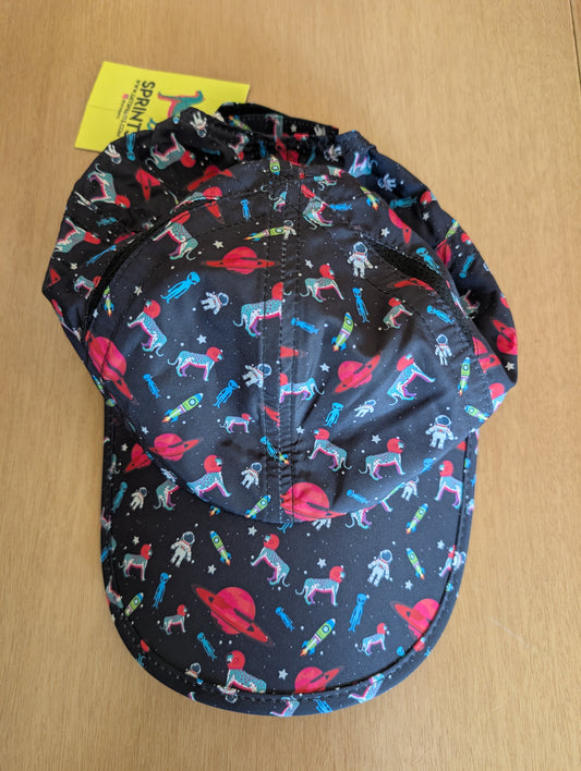 Sprints Space Theme Hat NWT Blk fits tween/teen