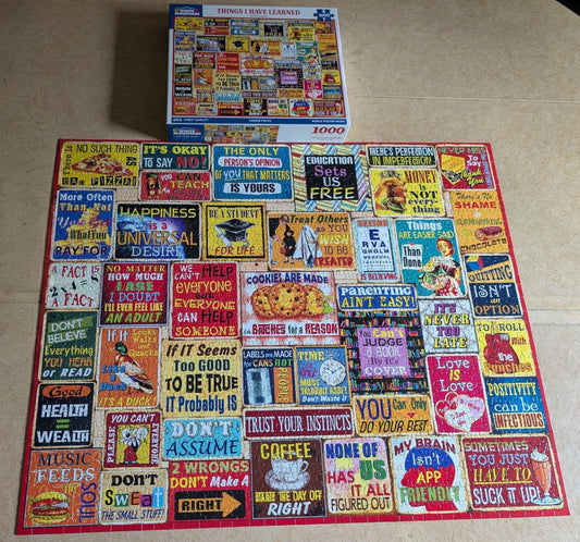 Things I Have Learned 1000 pc White Mountain