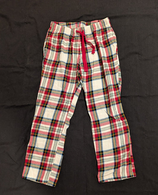 White/multi plaid pants Old Navy - size Junior - S (3/5)