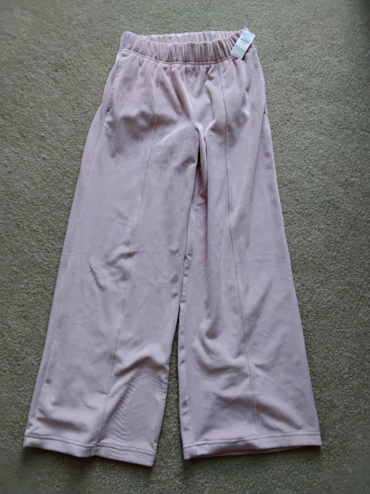 Old Navy light pink velour pants NWT - size Youth - 10 (L)