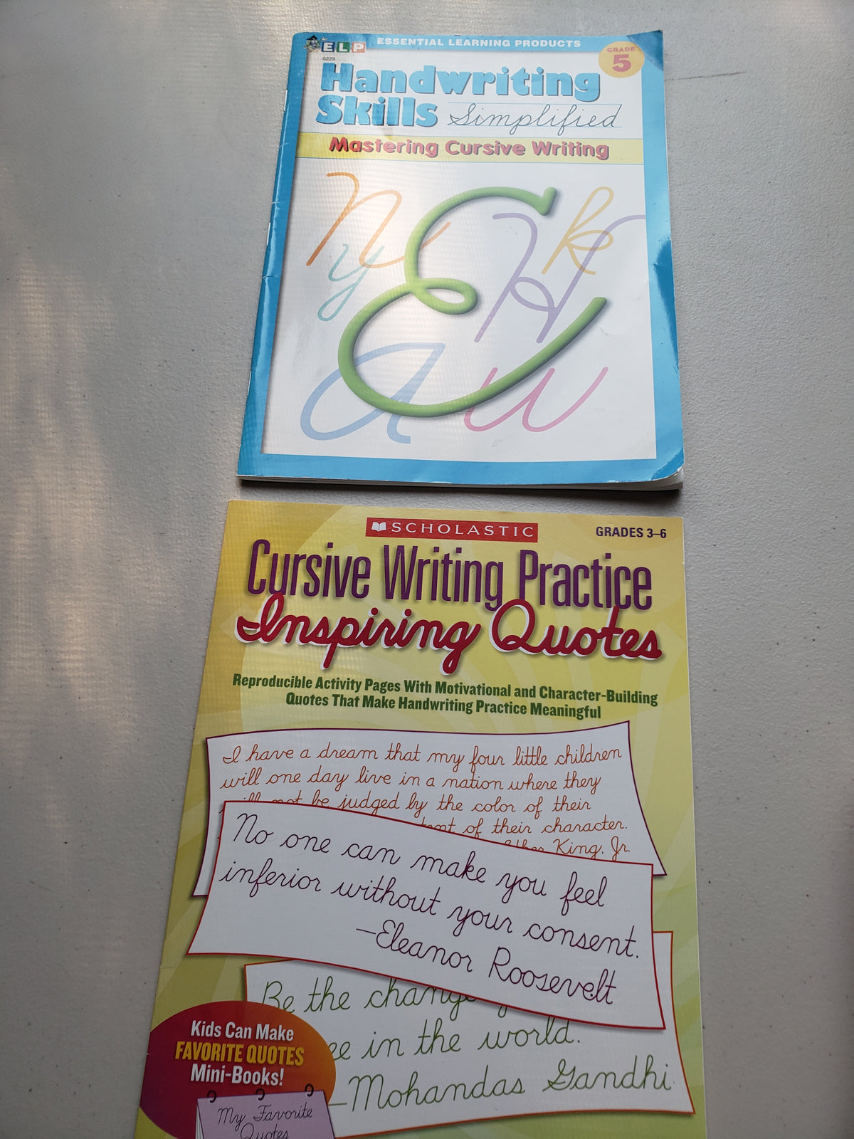 2 cursive writing Workbooks