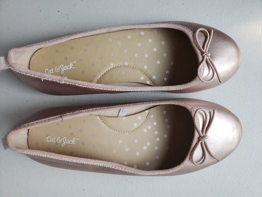 C&J Rose gold ballet flats 1 of 2 - size Shoes - Kids 2
