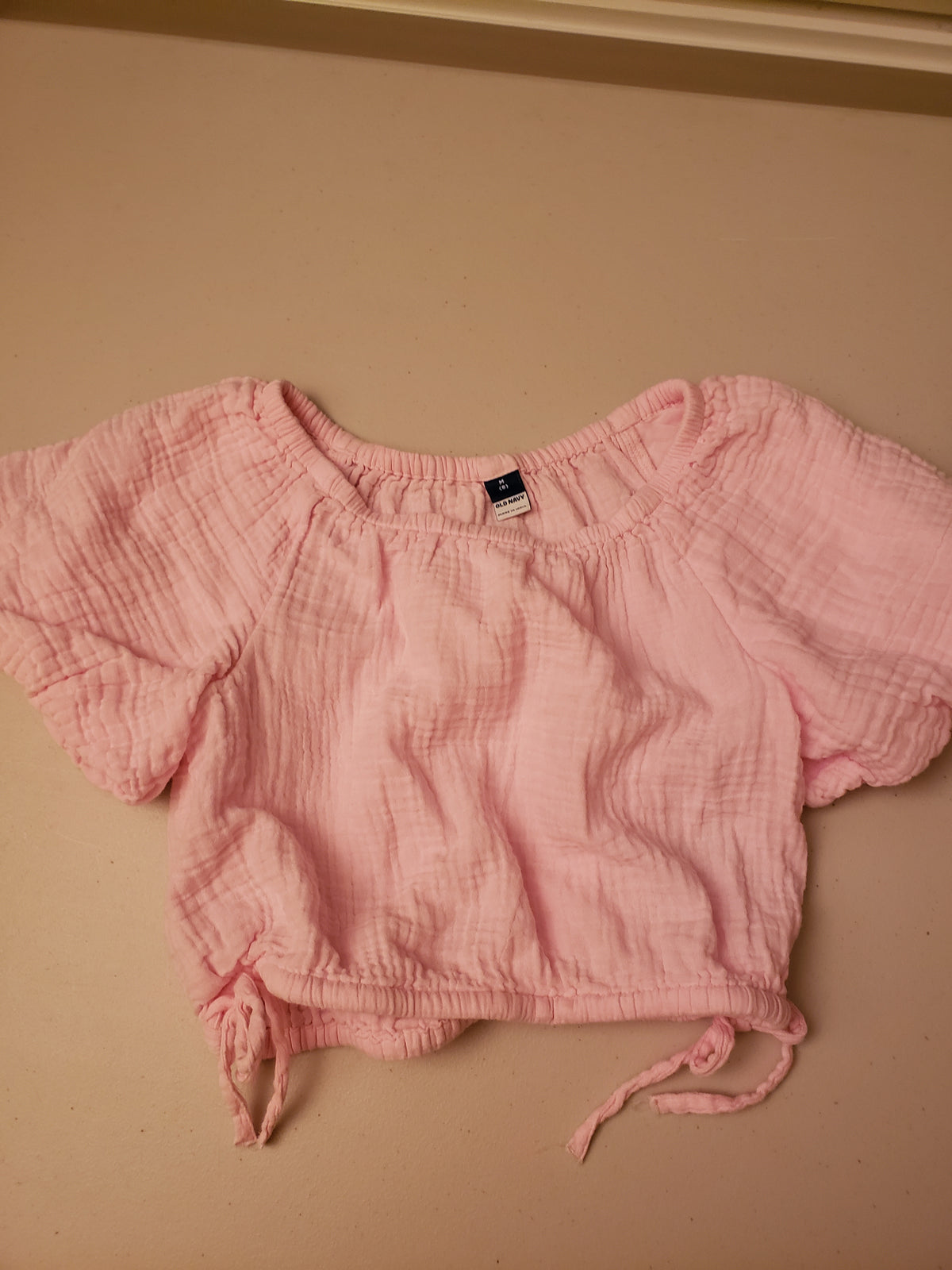 Old Navy pink midi top NWOT - size Youth - 8 (M)