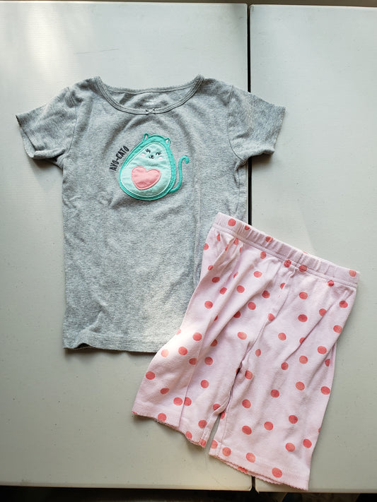 Carters summer pjs - size Youth - 7 (S)