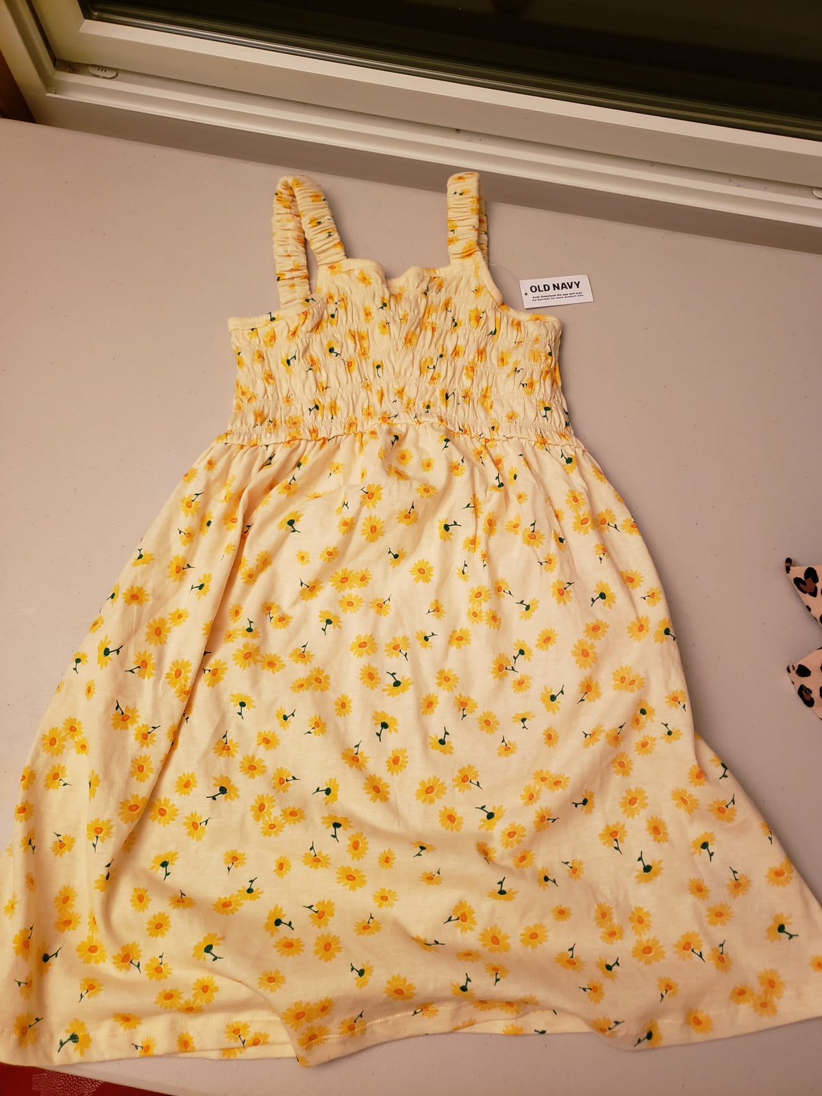 Old Navy yellow smocked sundress NWT - size Youth - 10 (L)