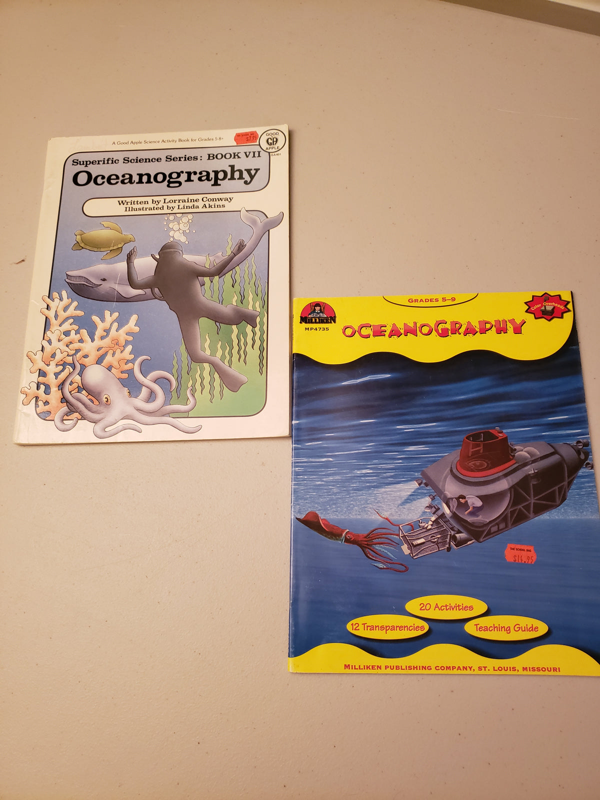 2 Oceanography Teaching books