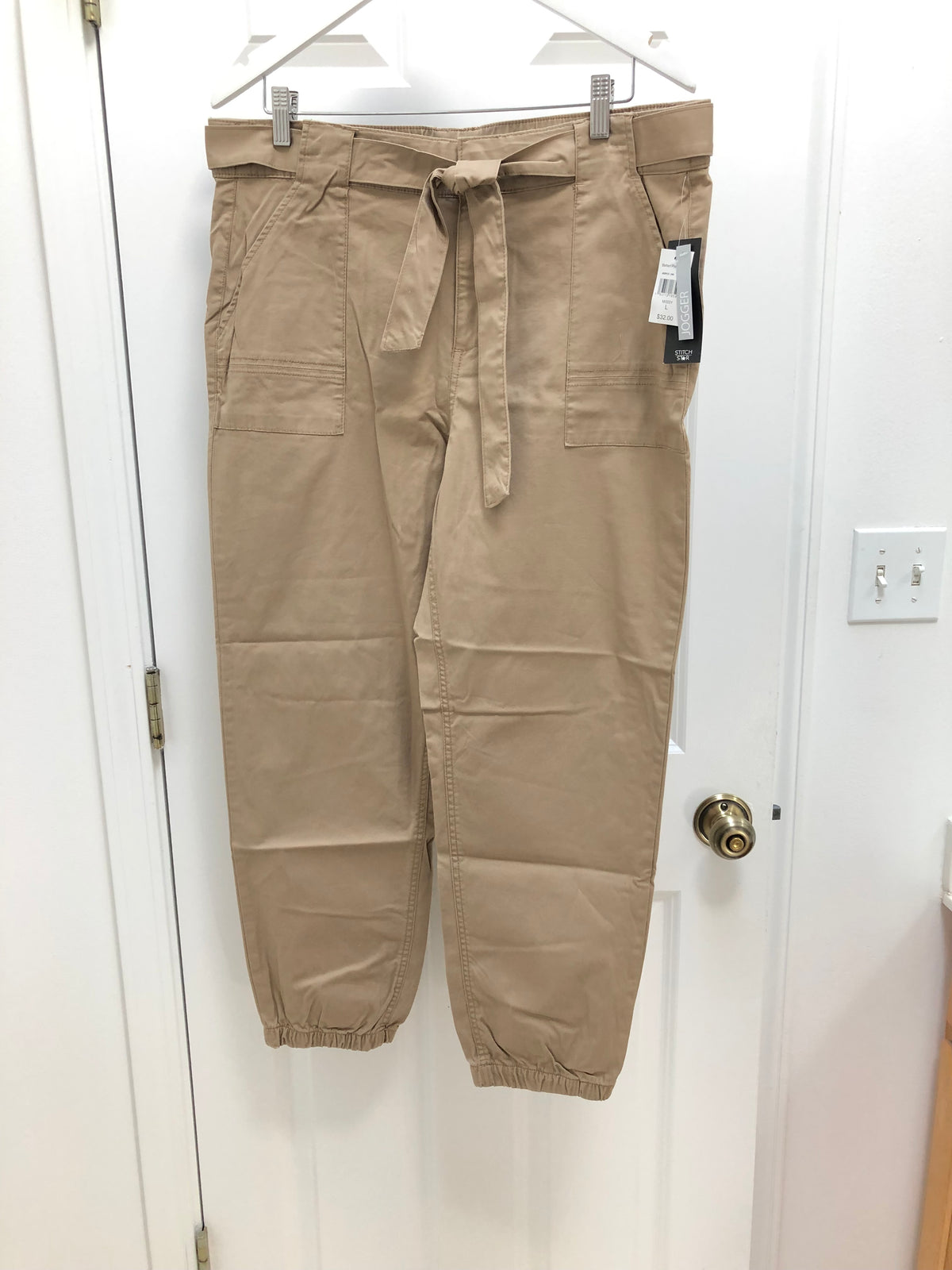 New khaki pants 100% cotton - size Women - L (12/14)