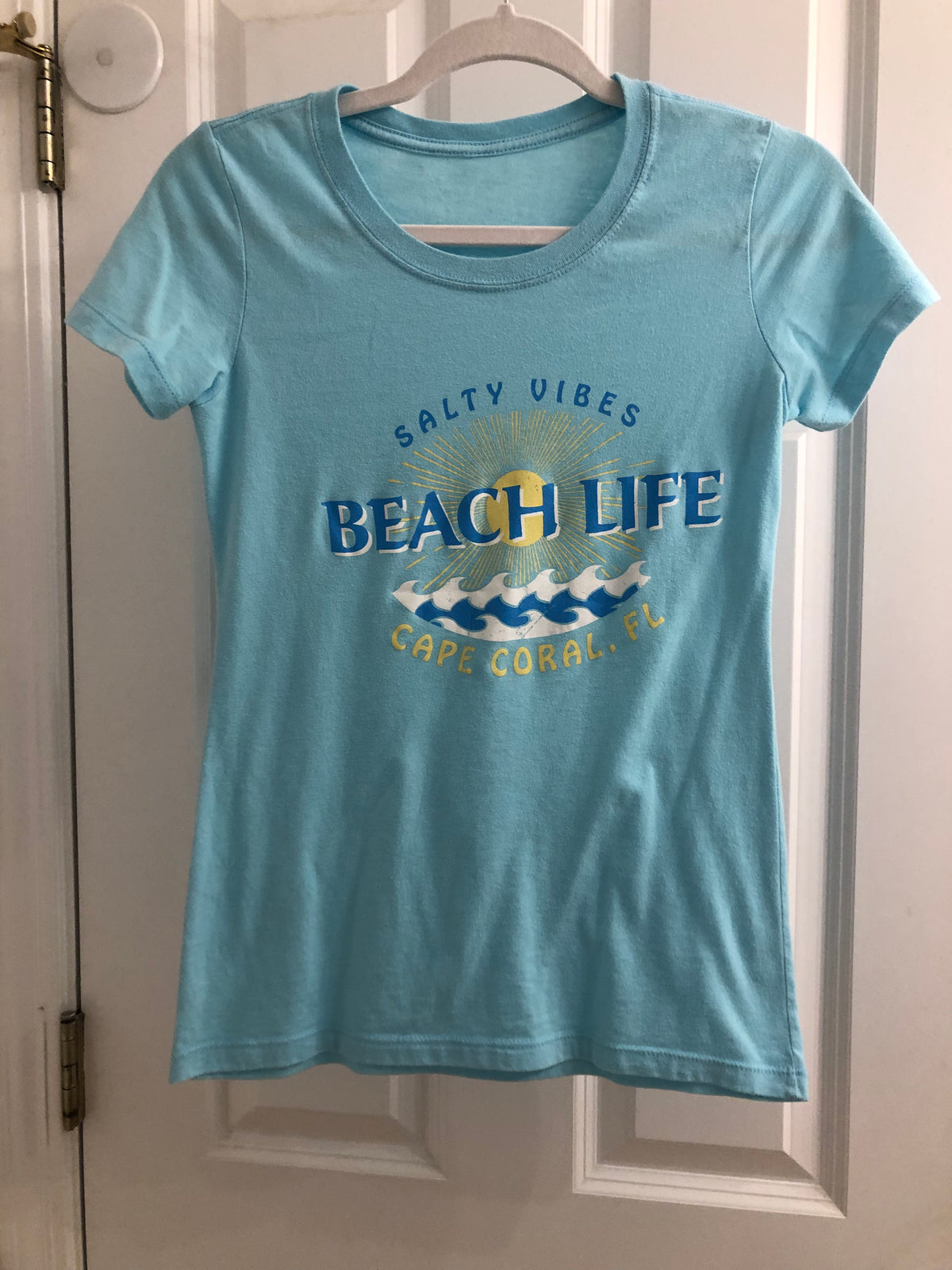 Baby blue t-shirt Cape corral - size Women - S (4/6)