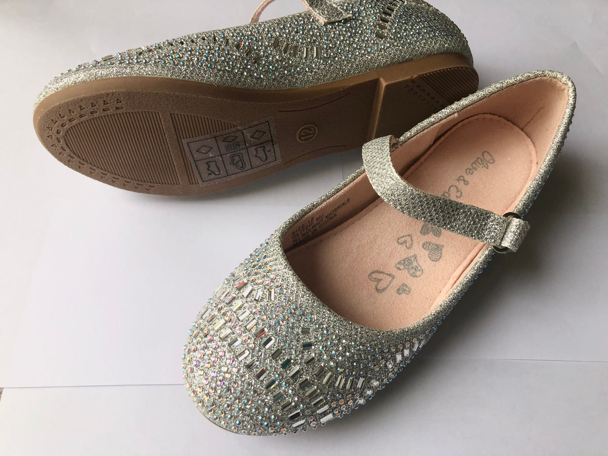 Girl Shiny dress  shoes NEW - size Shoes - Kids 12