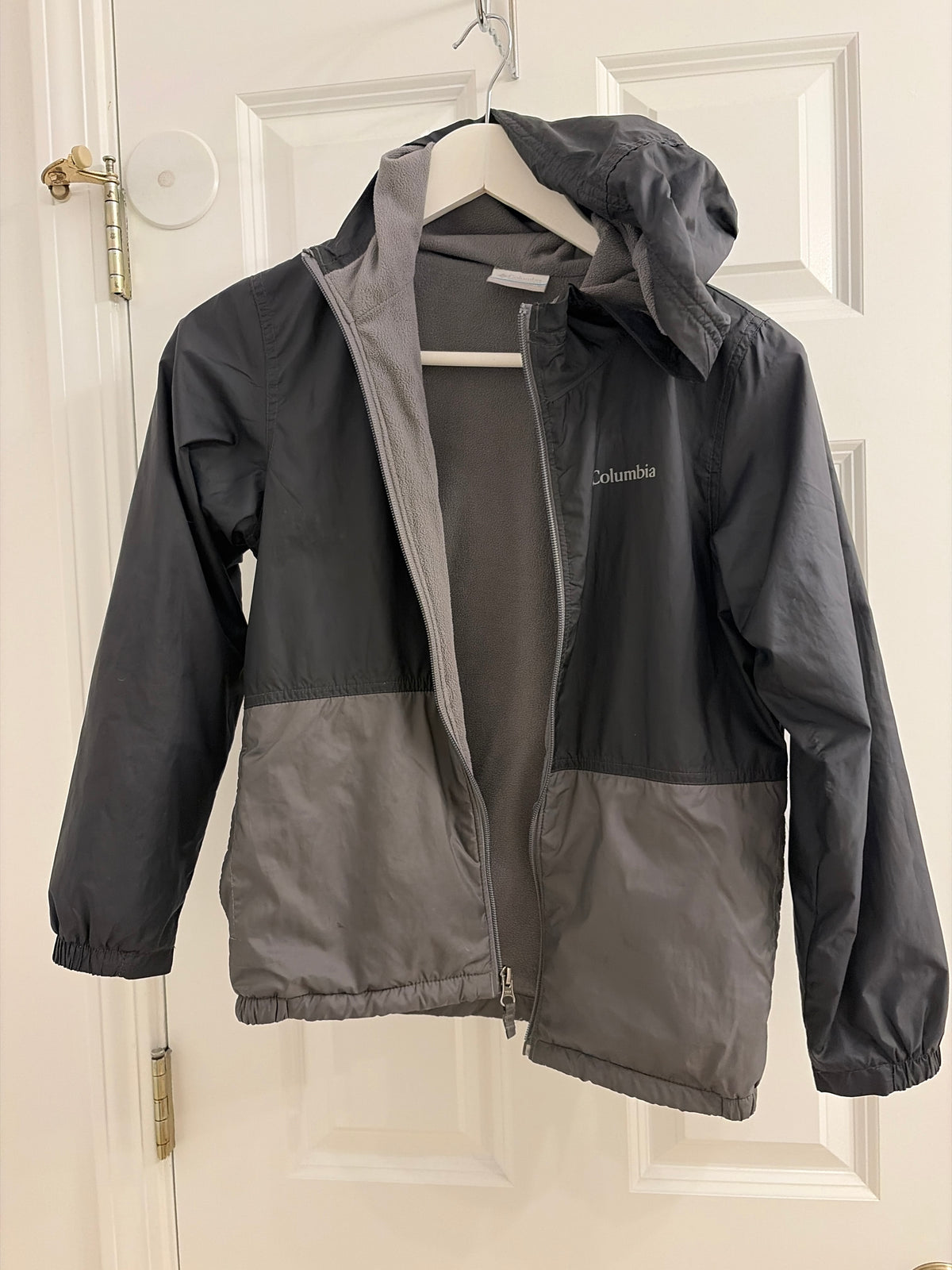 Columbia windbreaker Fleece lined. - size Youth - 10 (L)